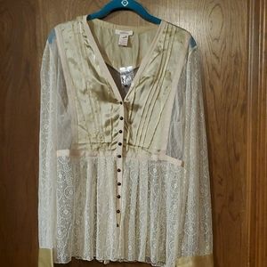 Sundance lace shirt with extra buttons
